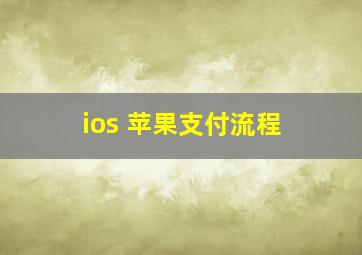 ios 苹果支付流程